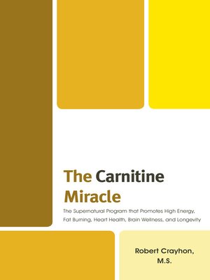 cover image of The Carnitine Miracle